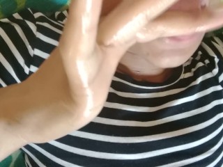 veronica stone blowbangs some bbc (it gets messy)