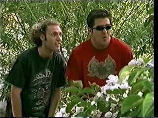 Chubby fucks hard outdoor