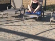 Alexandra spanked &amp; fingered while sucking