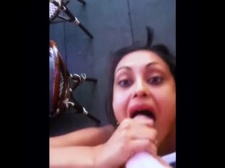 Mature rides big black dildo