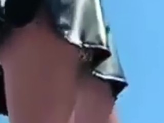 Big strapon amateur and cum.