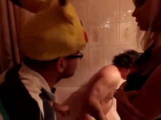uncut jerk off with cumshot