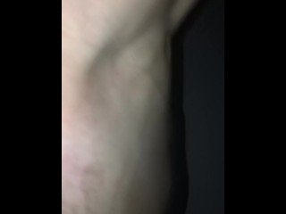 Cumming on pink stolen dirty panties