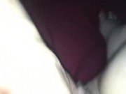 wanking long cock and cummming
