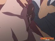 Strong woman shows of breasts
