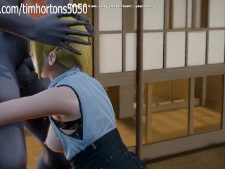 Diamond fills up on black cock