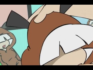 Dp with anal cumshot and cumfart
