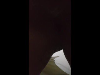 Petite brunette takes two huge cocks in front of boyfriend