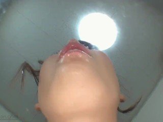 Young whore fucks tranny slut with a strap on
