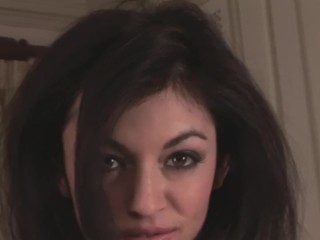 Sexy babes spitroast strapon fuck slut and love it