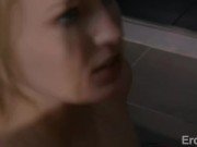 nice blonde gets a double anal