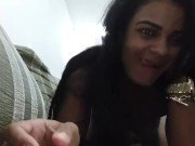 Nasty girl 4 facials bukkake
