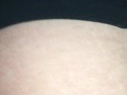 Big white pecker sliding really deeply