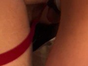 Blonde German Hairdresser Eats Cum