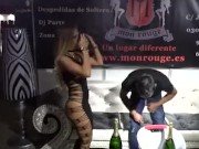 Slut Gaging on dick