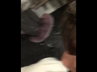 Redhead amateur slut jerking my dick
