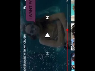 Cyntia on Poolside