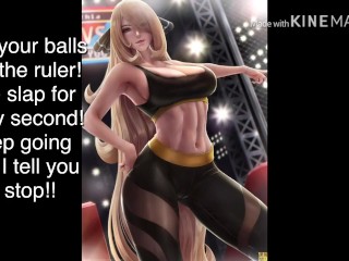 Hot Blonde riding Dildo