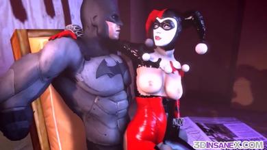 Batman fucking Harley Quinn deep and raw