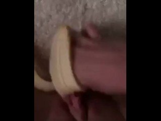 Masturbating