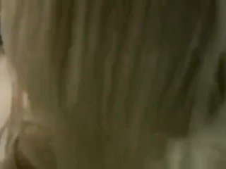 Tasty brunette shemale hottie sucks a studs cock