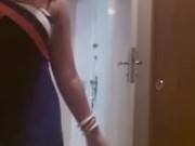 2 girls playing on webcam