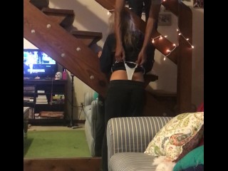 Amazing beauty Aryana Augustine sucks huge dick POV