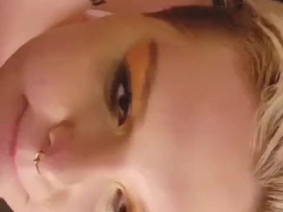 Mature masturbates a young man with big cumshot