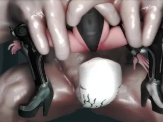 White stepmom Adrianna fucked by 2 blacks in the ass