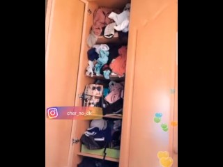 Raven haired babes drill each other with toys
