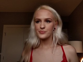 Red give amazing sloppy blow job to completion