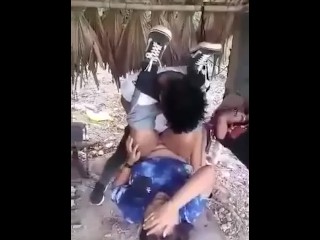 ugly bitch licks her own nipples